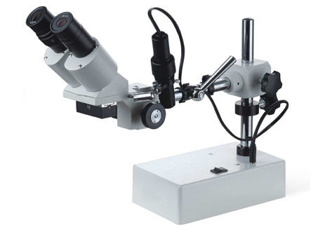 กล้องจุลทรรศน์สเตอริโอซูมตั้งตรง LED ส่องสว่าง Stereoscopic 2X/81mm