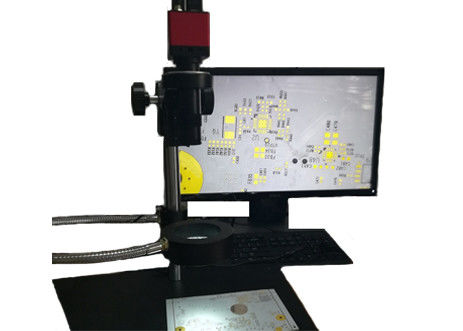 ความละเอียดสูง 14X 180X 1080P HDMI Optical Digital Microscope Measuring