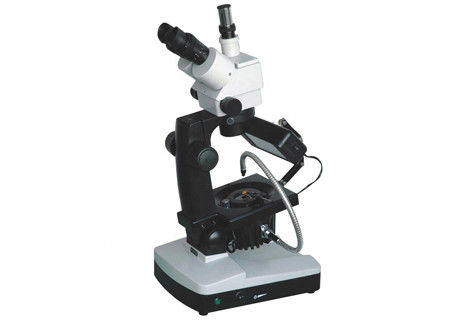 การระบุเครื่องประดับกล้องจุลทรรศน์สนามมืดด้วยกล้อง Gemological Polarizing Gem