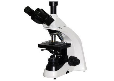 Trinocular Plan Phase Contrast Microscope Student with Mechanical Stage Achromatic