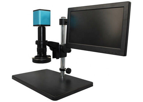 14X 180X กล้องจุลทรรศน์ดิจิตอลออปติคอลแบบพกพา LCD LED 1920x1080P