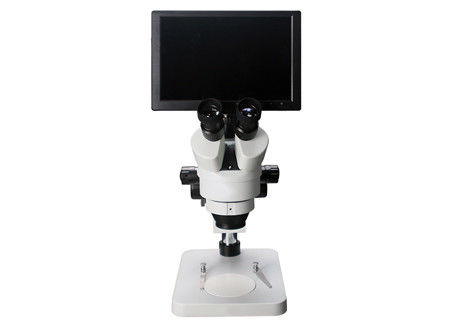กล้อง Trinocular Zoom Microscope 1600 Mega 45X ไมโครสโคปแบบดิจิตอลพร้อมจอ LCD