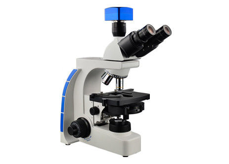 ฮาโลเจน Trinocular Phase Contrast Microscope 1000X Bright Field และ Dark Field Microscopy
