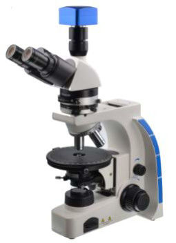 กล้องจุลทรรศน์โพลาไรซ์ออปติคอล Trinocular Binocular 40X 800X Polarizing