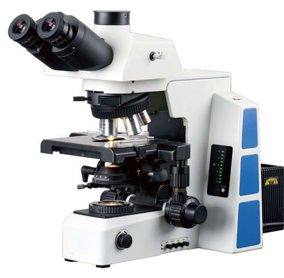 Trinocular Medical Lab กล้องจุลทรรศน์ชีวภาพ Para Celular 180 X 155mm White