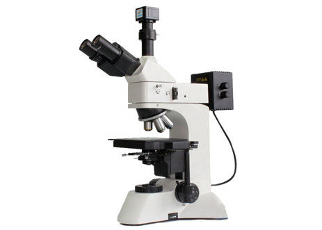 คุณภาพ  DIC Optical Polarizing Microscope WF10X 5X 50X Reflected Microscope Light Source โรงงาน