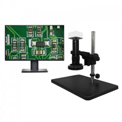 5MP USB 7 นิ้ว LCD ไมโครสโคปแบบดิจิตอล USB วิดีโอ 4.5X ซอฟต์แวร์การวัด