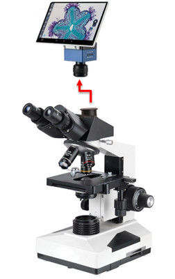 Trinocular Professional Lab กล้องจุลทรรศน์ชีวภาพ 40-1000X พร้อมกล้อง Sony 6.3M