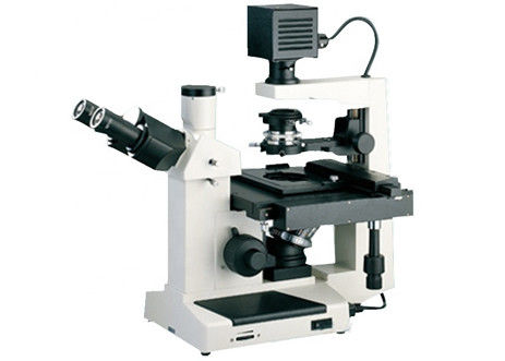 40X/0.6 Cell Culture Inverted Microscope Trinocular 10X/0.2 6V 20W หลอดฮาโลเจน