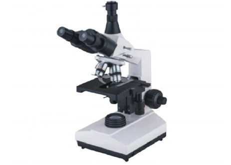 Trinocular WF10X 1600X Inverted Biological Microscope หลอดฮาโลเจนผสม 6V 20W