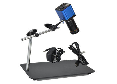 แขนกล 2MP ออปติคัลไมโครสโคปแบบดิจิตอล Lcd Usb Monitoring