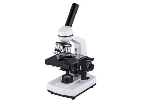 115x125mm Lab กล้องจุลทรรศน์ชีวภาพ 40X 100X น้ำมัน Monocular Compound Microscope