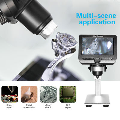 Sucker Bracket 1080P 1000X มือถือแบบพกพา Wifi ไมโครสโคปแบบดิจิตอลสำหรับ Ipad IPhone Android Computer