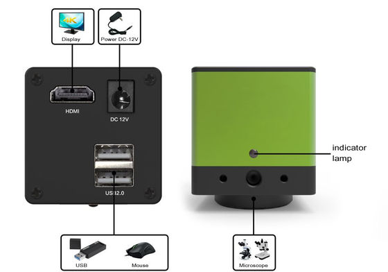 1080P กล้องดิจิตอล True Color HDMI USB2.0 Multi Interface