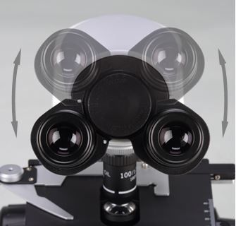 50X 1000X กล้องส่องทางไกลโลหะกล้องจุลทรรศน์ Humanized Butterfly Medical Lab Microscope