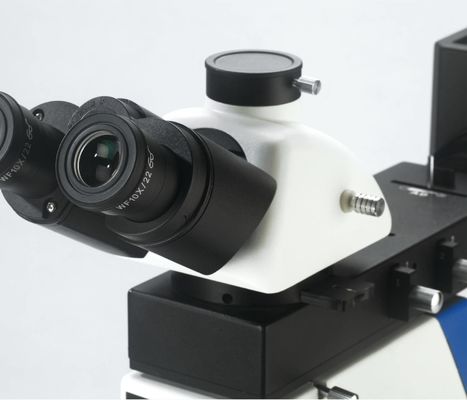 50X 1000X กล้องส่องทางไกลออปติคอลกล้องจุลทรรศน์โลหการ Tinocular Bright Dark Field