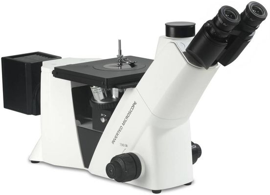 50X 1000X Inverted Metallurgical Microscope การสังเกตโพลาไรซ์สนามมืด