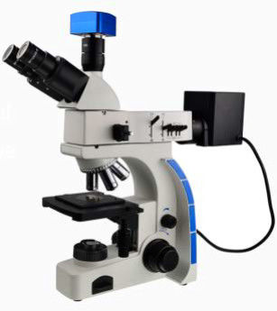 WF10X 20 มม. ช่องมองภาพ Binocular Trinocular Metallurgical Microscope 80X 20X