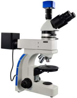 กล้องจุลทรรศน์โพลาไรซ์ออปติคอล Trinocular Binocular 40X 800X Polarizing