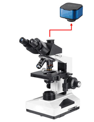 Trinocular Professional Lab กล้องจุลทรรศน์ชีวภาพ 40-1000X พร้อมกล้อง Sony 6.3M