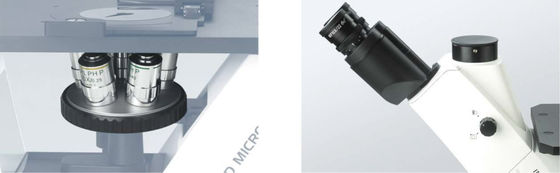 40X-400X Inverted Optical Microscope WF10X 22mm สำหรับการสังเกตและการเพาะปลูกเซลล์
